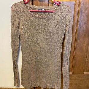 Express snakeskin top